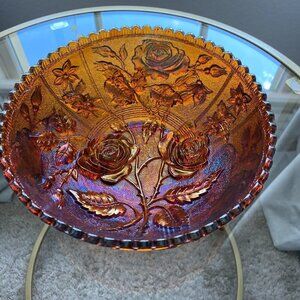 Vintage Carnival glass bowl